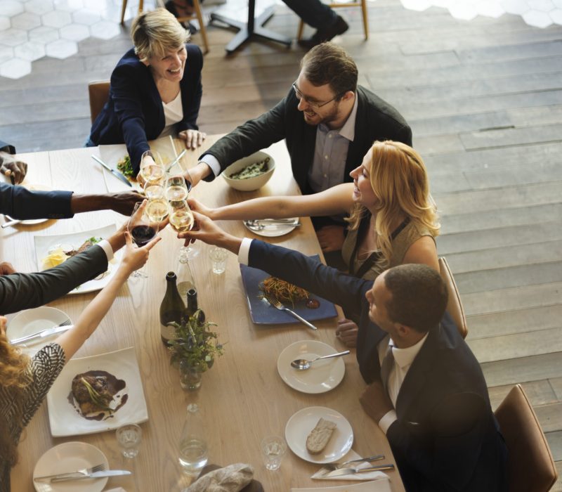 Business Team Celebration Party Success Concept